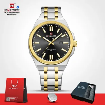 Naviforce 9226 CH - Silver Gold Black_img_1