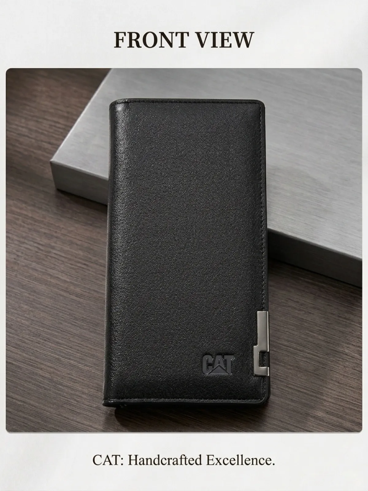 CAT Premium Long Wallet(Black)