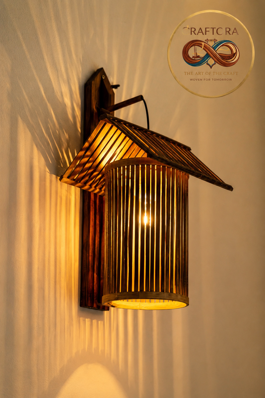 Bamboo House Wall Lamp