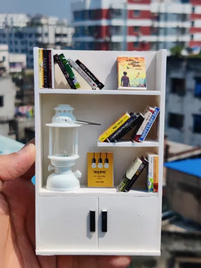 Miniature Bookshelf With Warm Light - 8_img_5