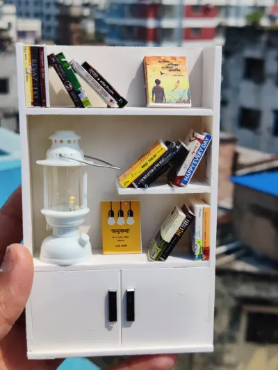 Miniature Bookshelf With Warm Light - 8_img_4