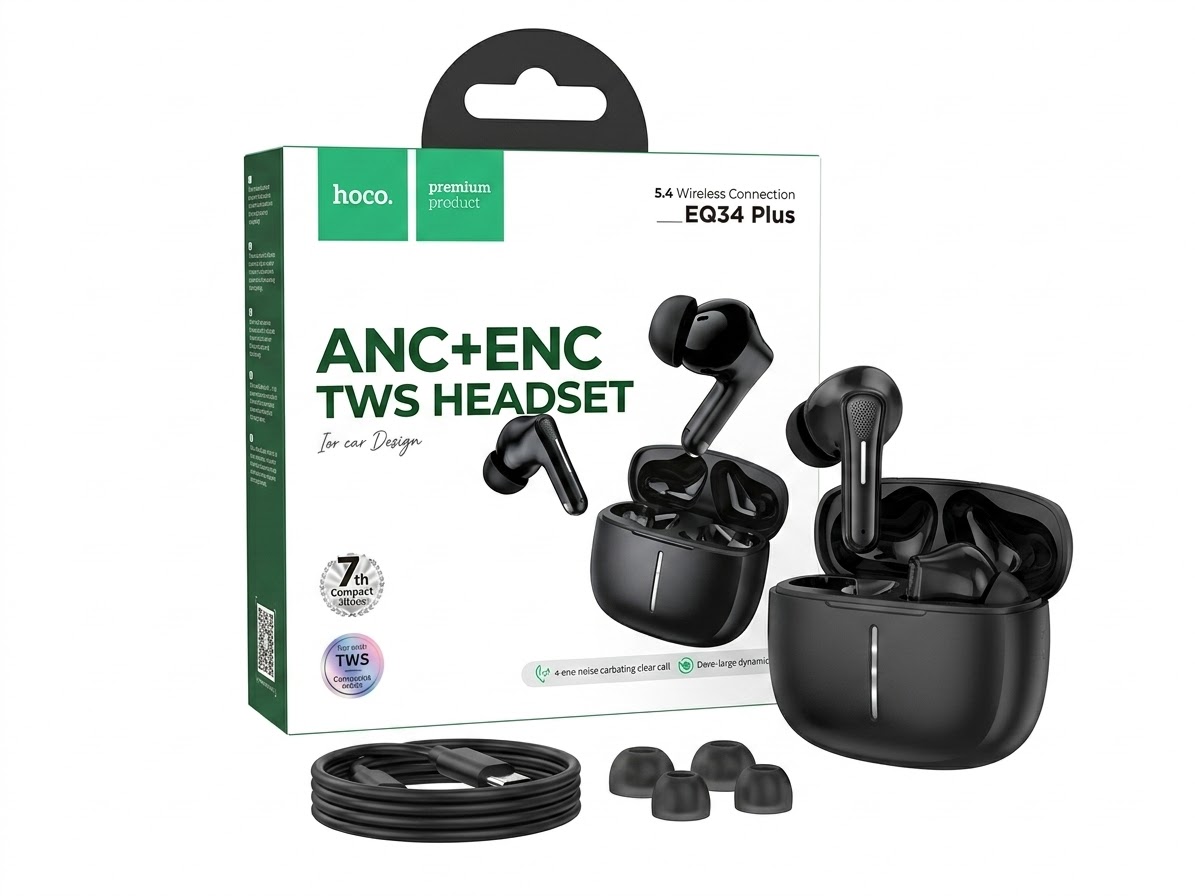Hoco EQ34 Plus ANC+ENC TWS Wireless