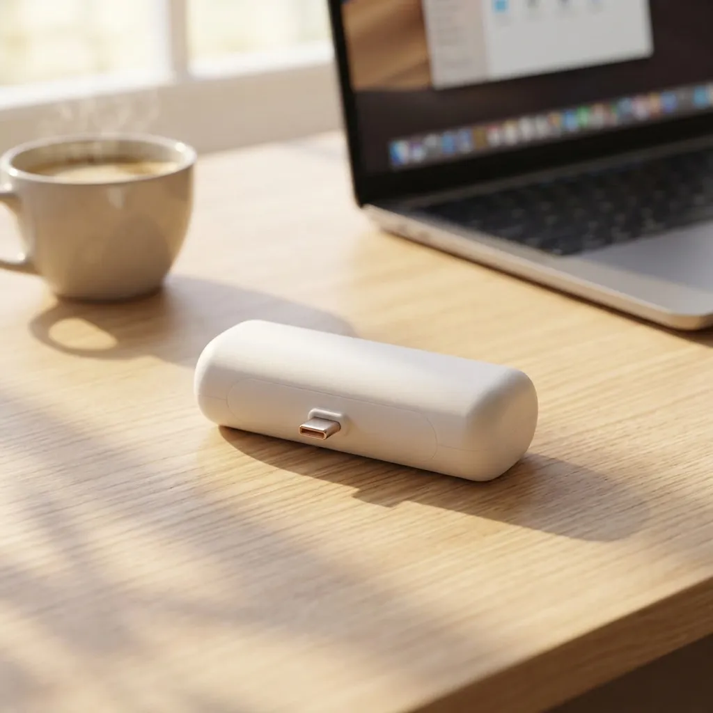One-Time Emergency Capsule Power Bank - Mini Disposable Portable Charger For Type-C & iPhone (8-PIN)