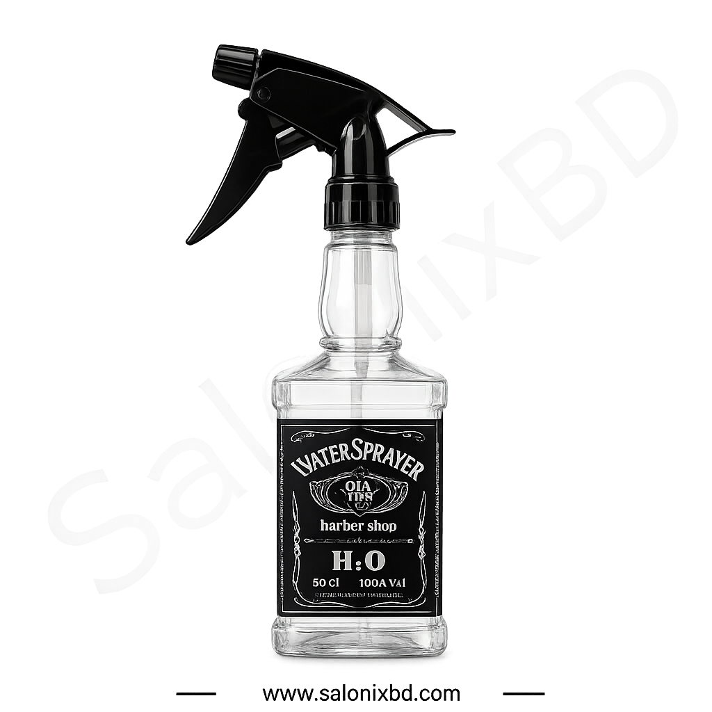 ব্ল্যাক বার্বার ওয়াটার স্প্রে বোতল (Black Barber Water Sprayer)