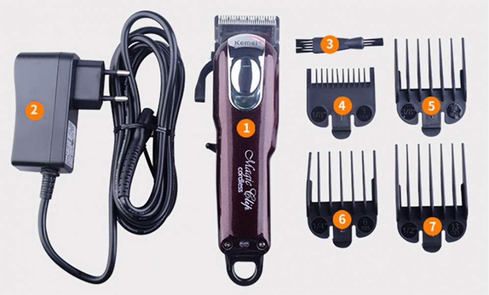 Kemei KM-2600 Professional Cord Cordless Hair Clipper Beard Trimmer thumbnail 7