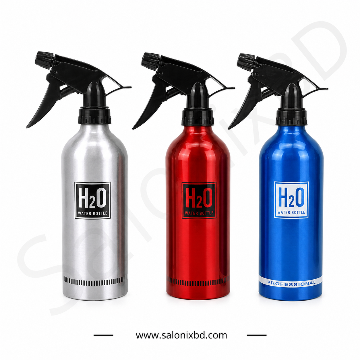 H2O Professional Aluminum Spray Bottle (Salon Water Spray Bottle)