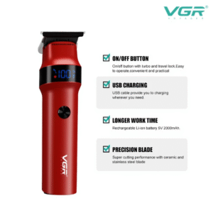 VGR V-987 Professional Hair Trimmer ( Turbo Mode, 7000 RPM) thumbnail 5