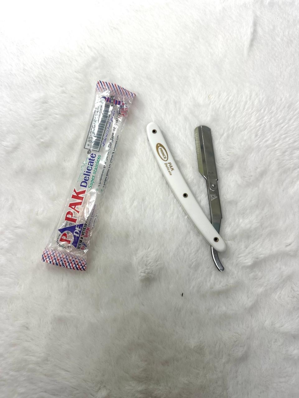 Prince Pak Delicate Straight Razor Holder (White) thumbnail 2