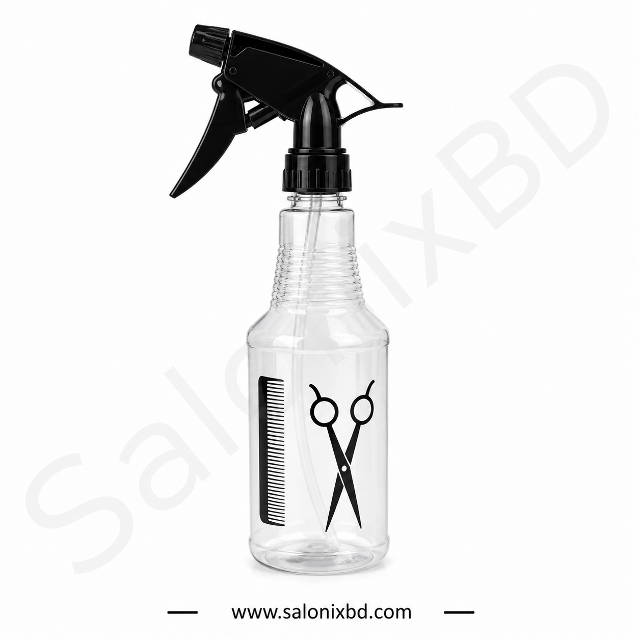 ট্রান্সপারেন্ট সেলুন ওয়াটার স্প্রে বোতল (Hair Spray Bottle) thumbnail 2