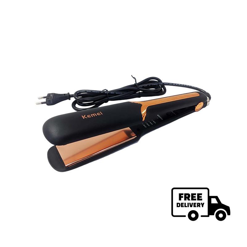 Kemei StraightCare Essential Hair Straightener (KM-458) thumbnail 2