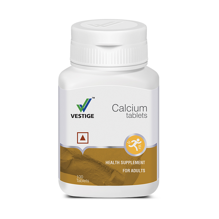 Vestige Calcium 100 Tablets একটি উচ্চমানের ক্যালসিয়াম সাপ্লিমেন্ট