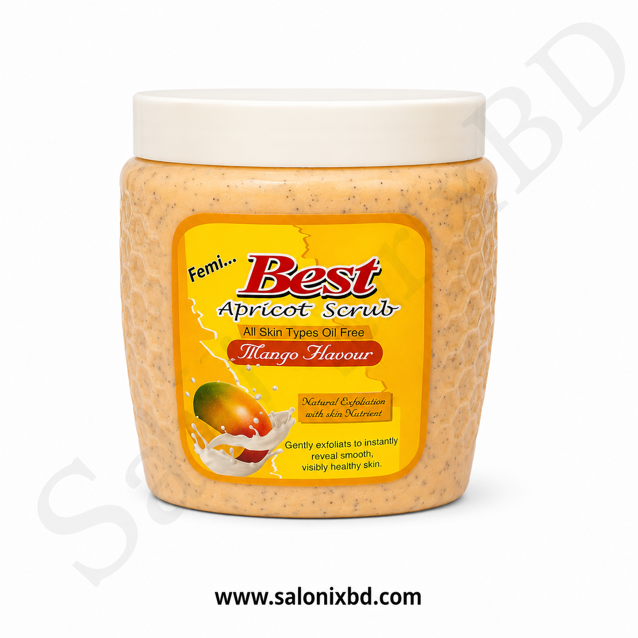 Best Apricot Scrub (Mango Flavour) একটি প্রিমিয়াম কোয়ালিটির স্ক্রাব ১ কেজি