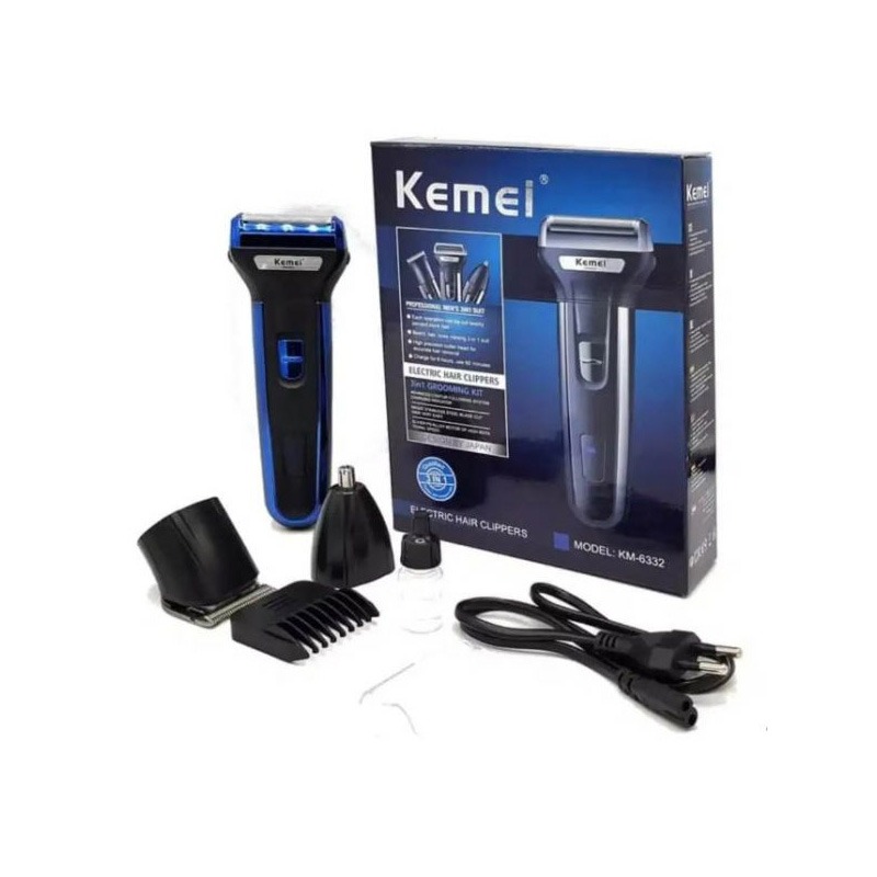 Kemei Km-6330 ( 3 in 1) Multigroomer Hair & Beard Trimmer thumbnail 5