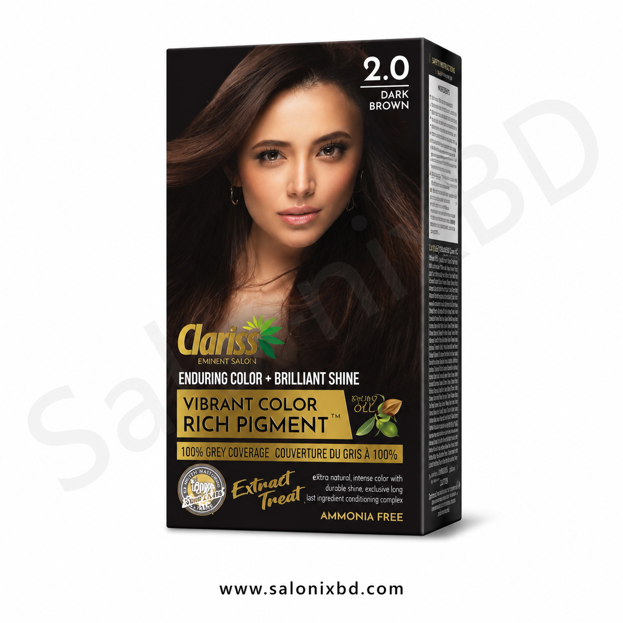 Clariss Enduring Color Hair Color 2.0 Dark Brown