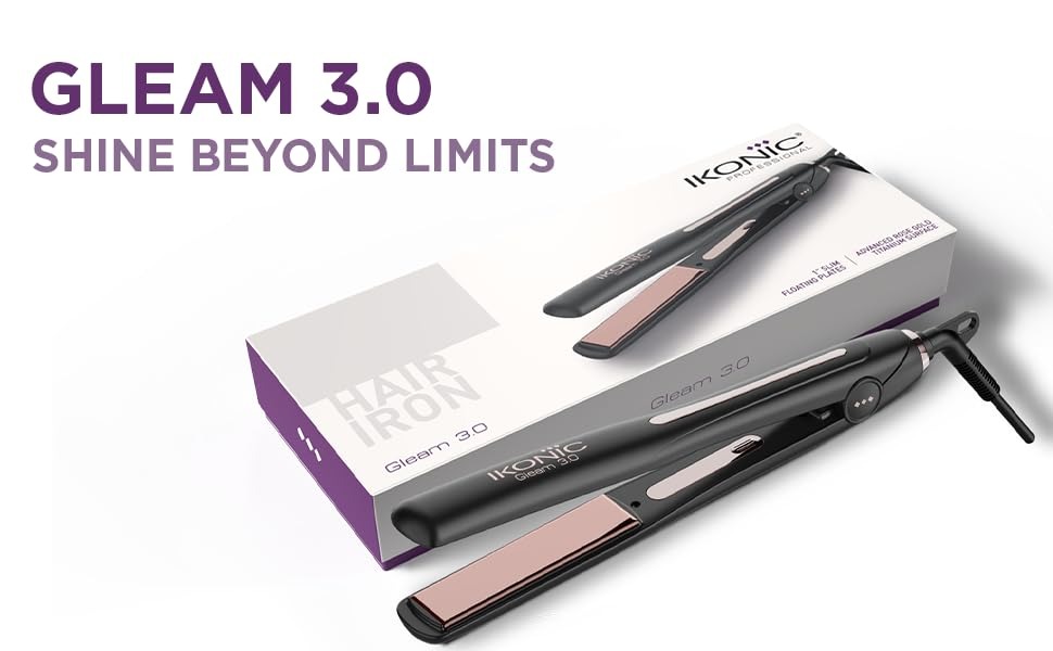Ikonic Professional Gleam 3.0 Hair Straightener