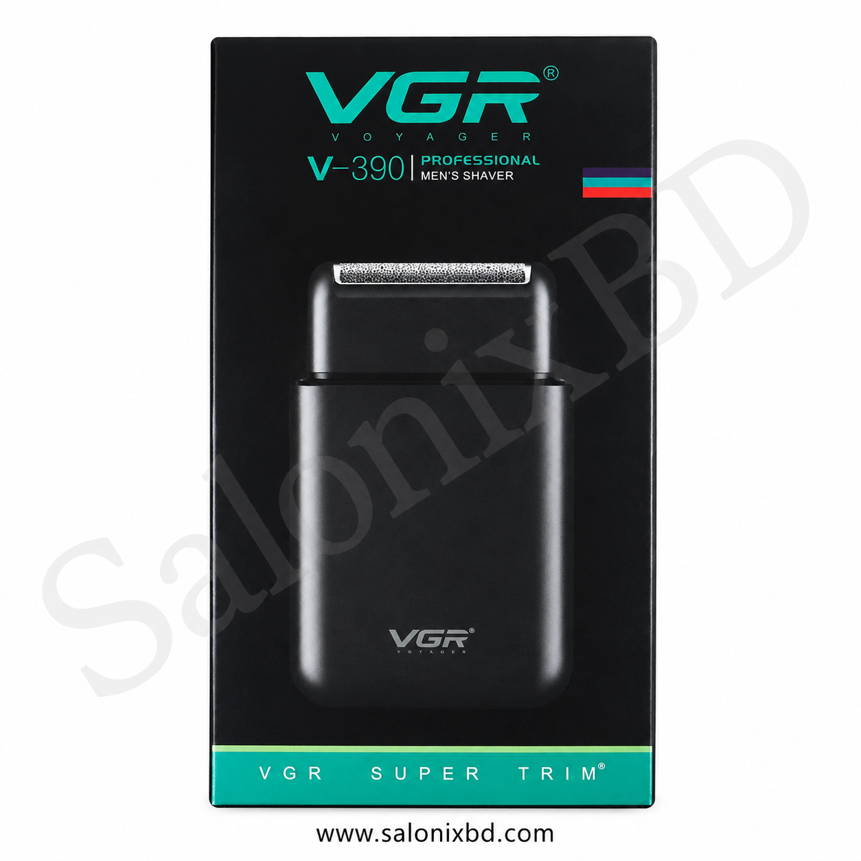 VGR V-390 Professional Men’s Shaver পুরুষদের দৈনন্দিন দাড়ি শেভিং ও গ্রুমিংয়ের জন্য একটি কমপ্যাক্ট রিচার্জেবল ফয়েল শেভার