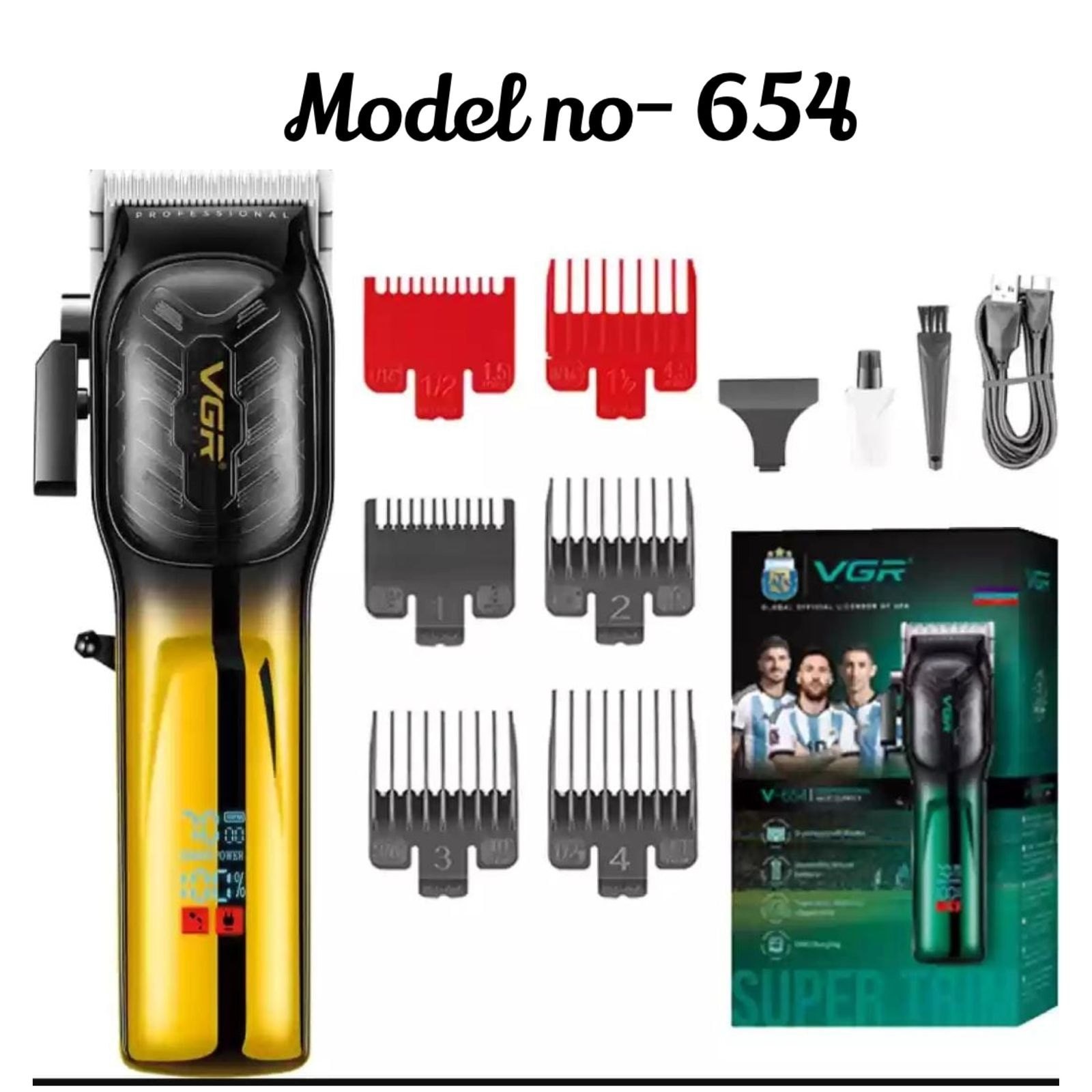 VGR V-654 Professional Hair Clipper AC-DC thumbnail 6
