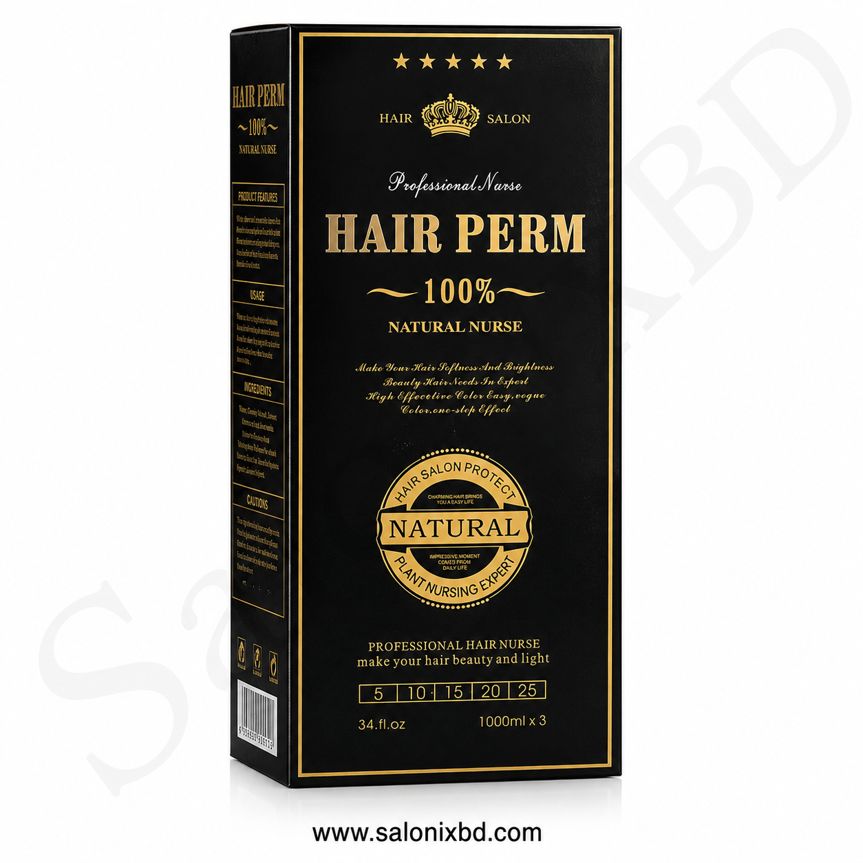 Hair Perm Professional Nurse 1000ml (পার্মিং লোশন) ৩ বোতল