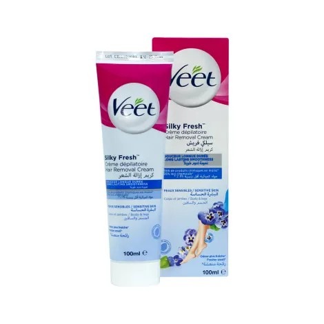Veet Silky Fresh Hair Removal Cream For Sensitive Skin 100g