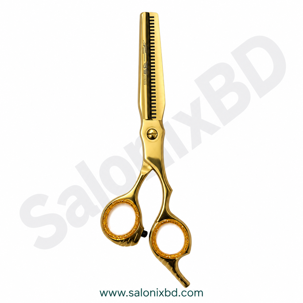 V.I.P Professional Golden Hair Thinning Scissors থিনিং, ব্লেন্ডিং ও টেক্সচার তৈরির জন্য উপযোগী একটি প্রফেশনাল সেলুন কাঁচি