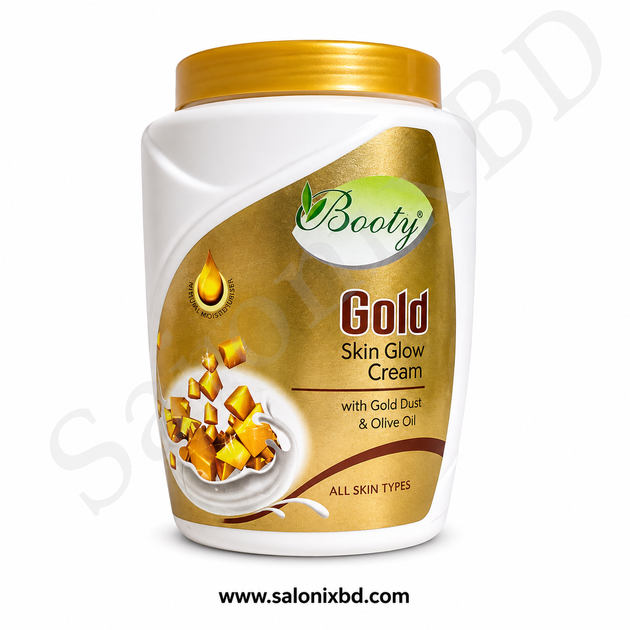 Booty Gold Skin Glow Cream with Gold Dust & Olive Oil (All Skin Types) প্রিমিয়াম স্কিন কেয়ার ক্রিম