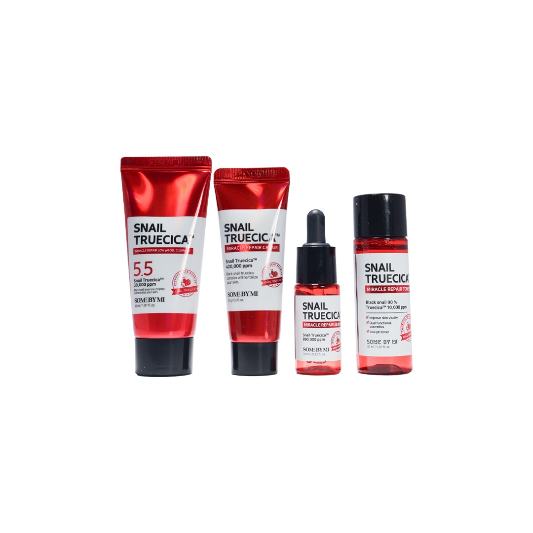 কোরিয়ান Some By Mi Snail Truecica Miracle Repair Starter Kit