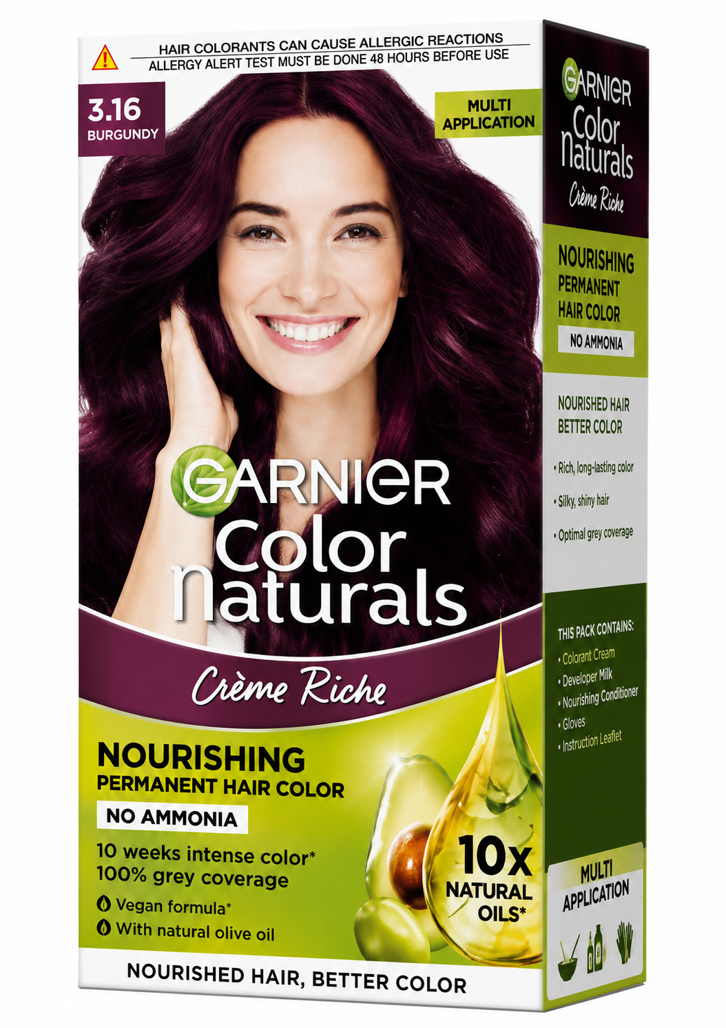 Garnier Color Naturals Crème Riche Hair Color 3.16 – Burgundy