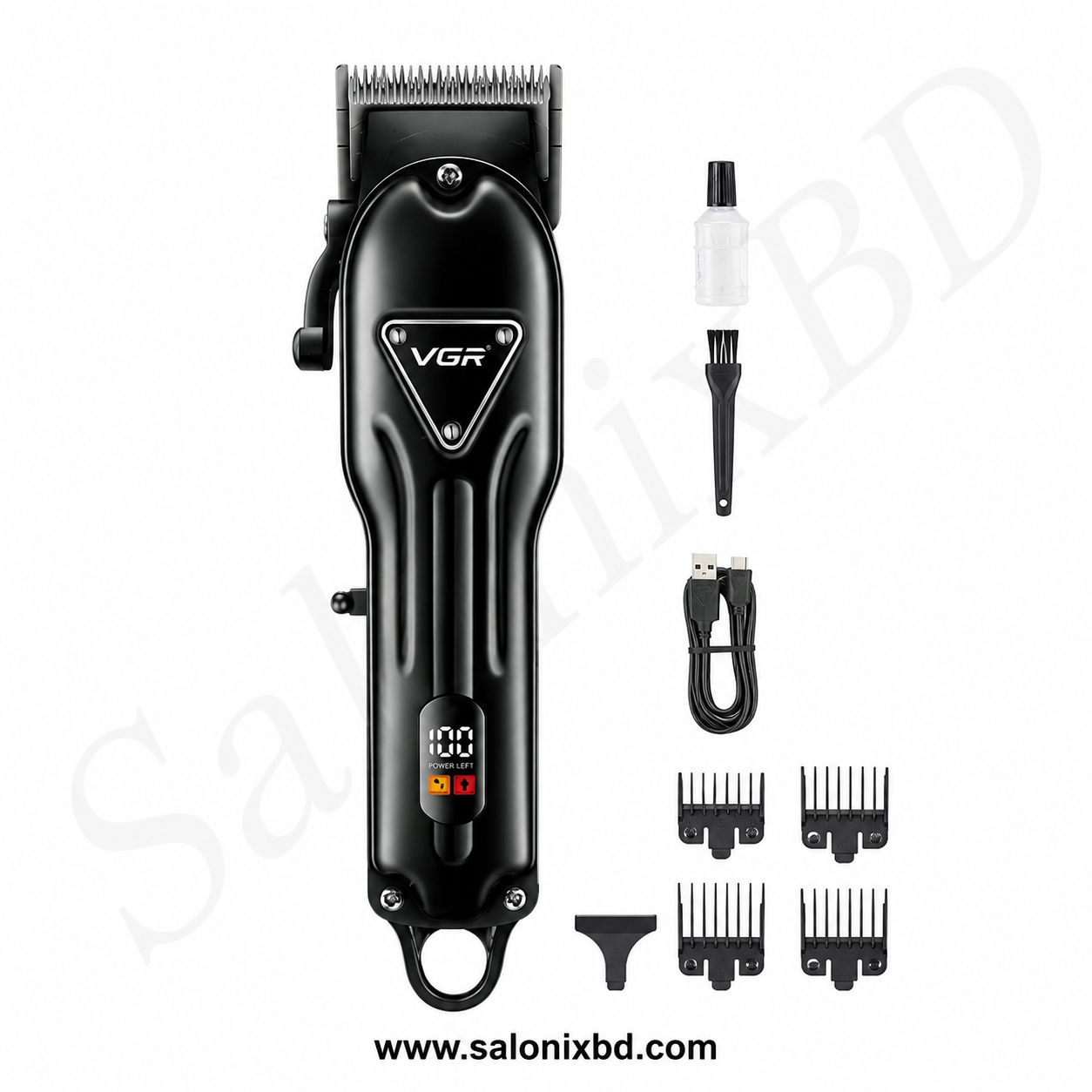 VGR V-051 Professional Hair Clipper একটি আধুনিক ও শক্তিশালী কর্ডলেস হেয়ার ক্লিপার thumbnail 2