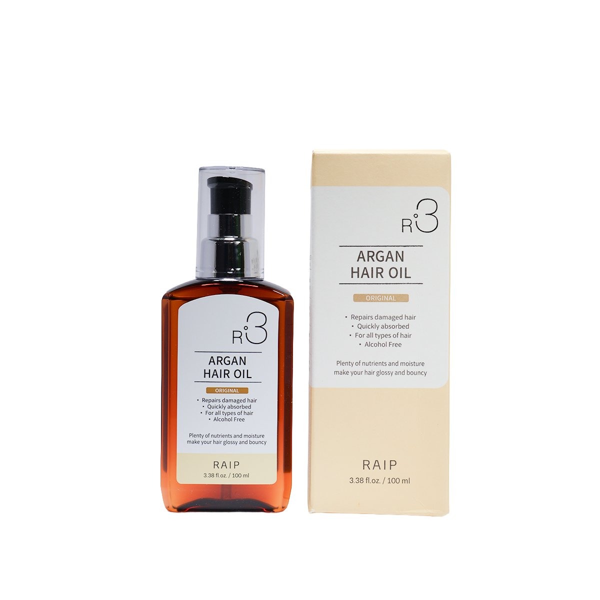 কোরিয়ান Raip R3 Argan Hair Oil 100 ml ORIGINAL