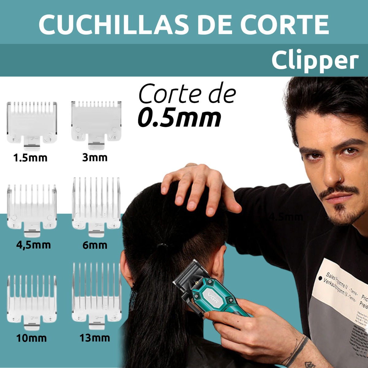 VGR V-600 Professional Hair Clipper (USB Type-C) thumbnail 6