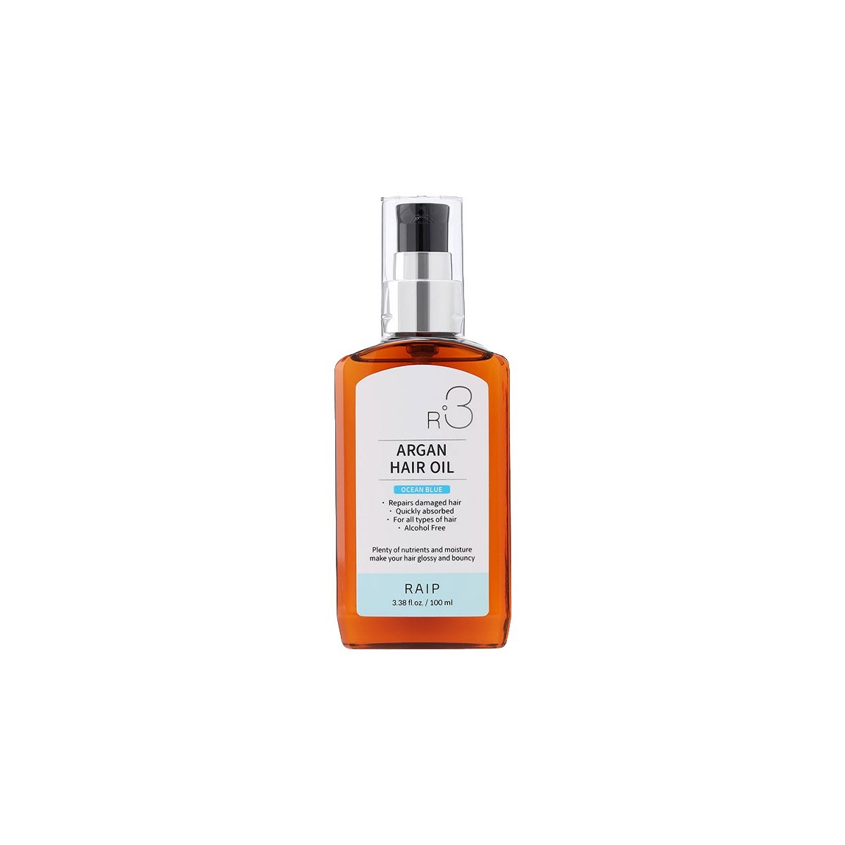 কোরিয়ান Raip R3 Argan Hair Oil 100 ml OCEAN BLUE
