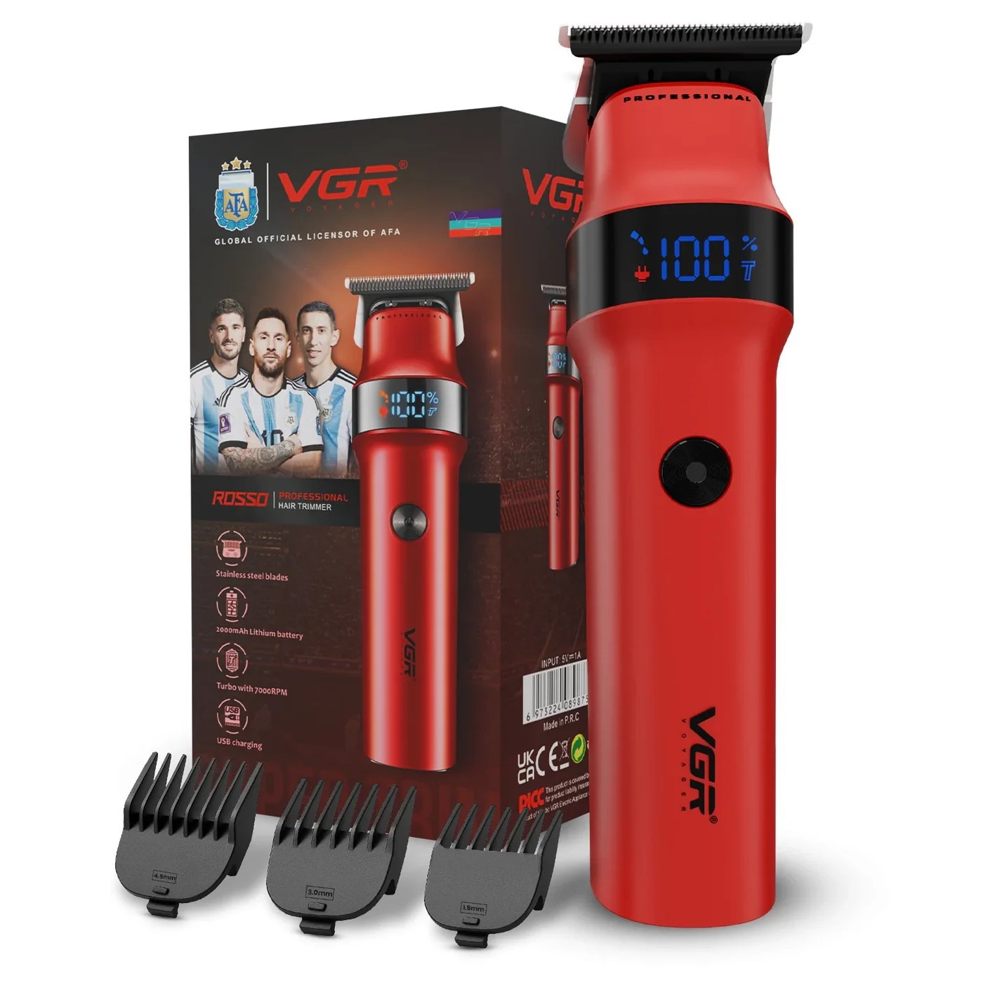 VGR V-987 Professional Hair Trimmer ( Turbo Mode, 7000 RPM) thumbnail 6