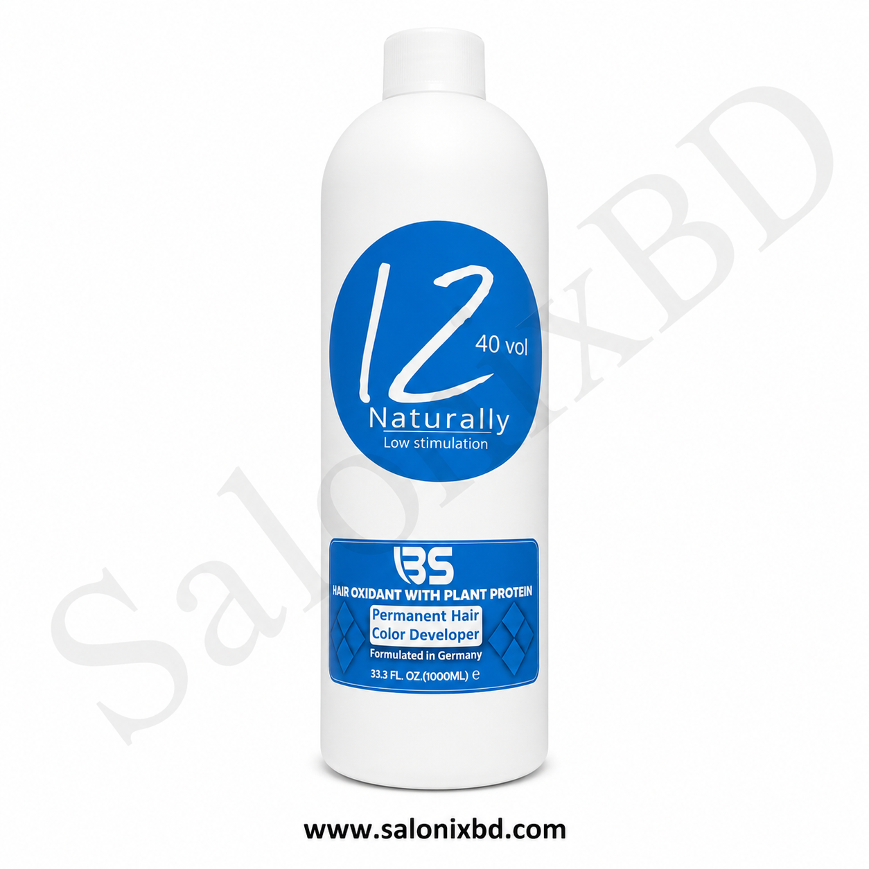 BS Naturally 12 Hair Oxidant With Plant Protein 40 Vol (1000ml)