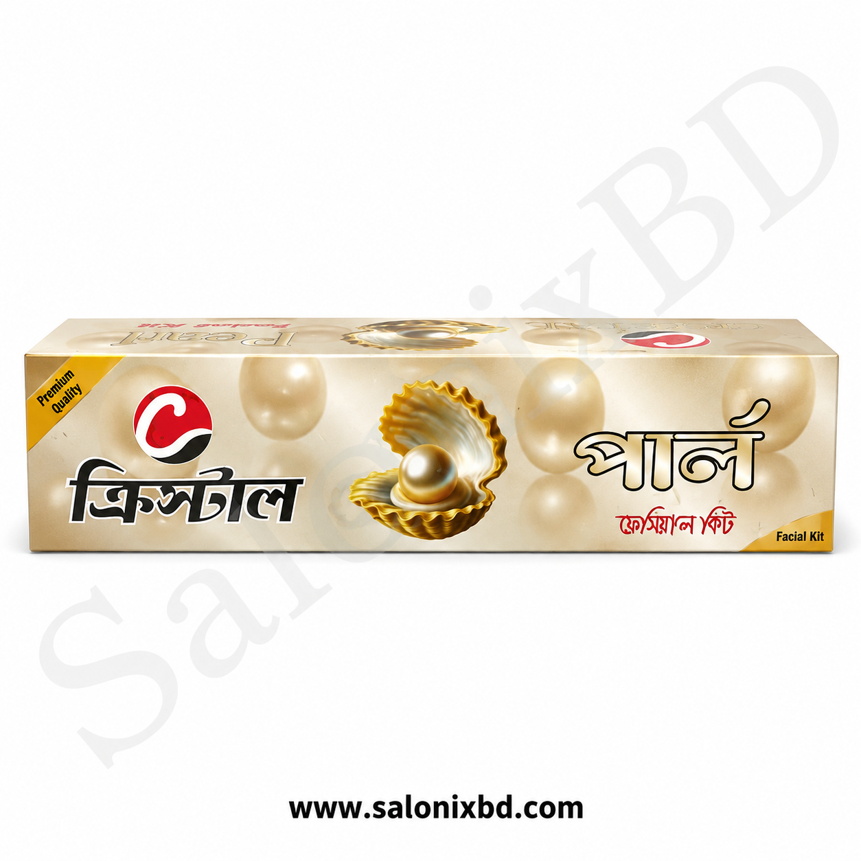 ক্রিস্টাল পার্ল ফেসিয়াল কিট (Crystal Pearl Facial Kit) 3 in 1