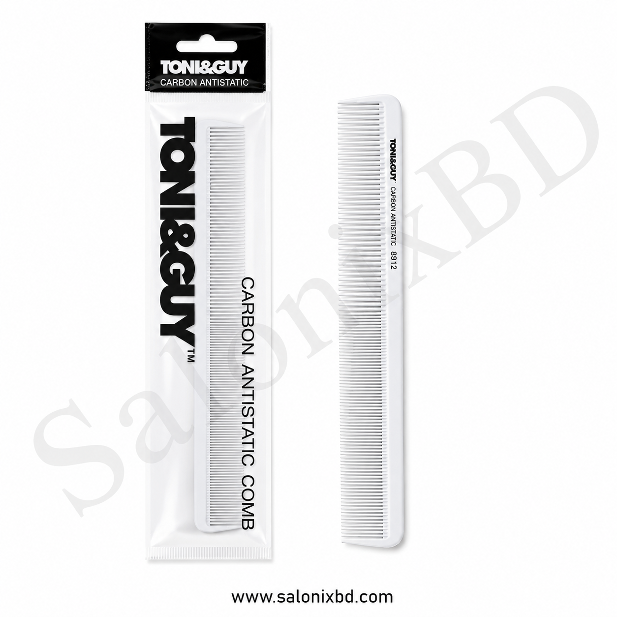 Toni&Guy Carbon Antistatic Comb 8912 (White)