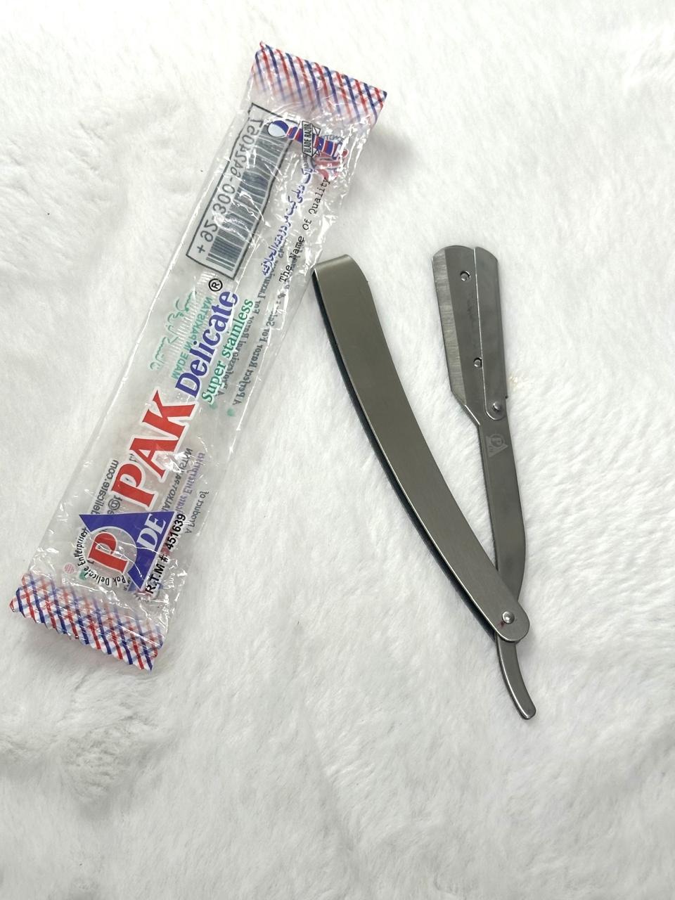 Professional Stainless Steel Straight Razor Holder