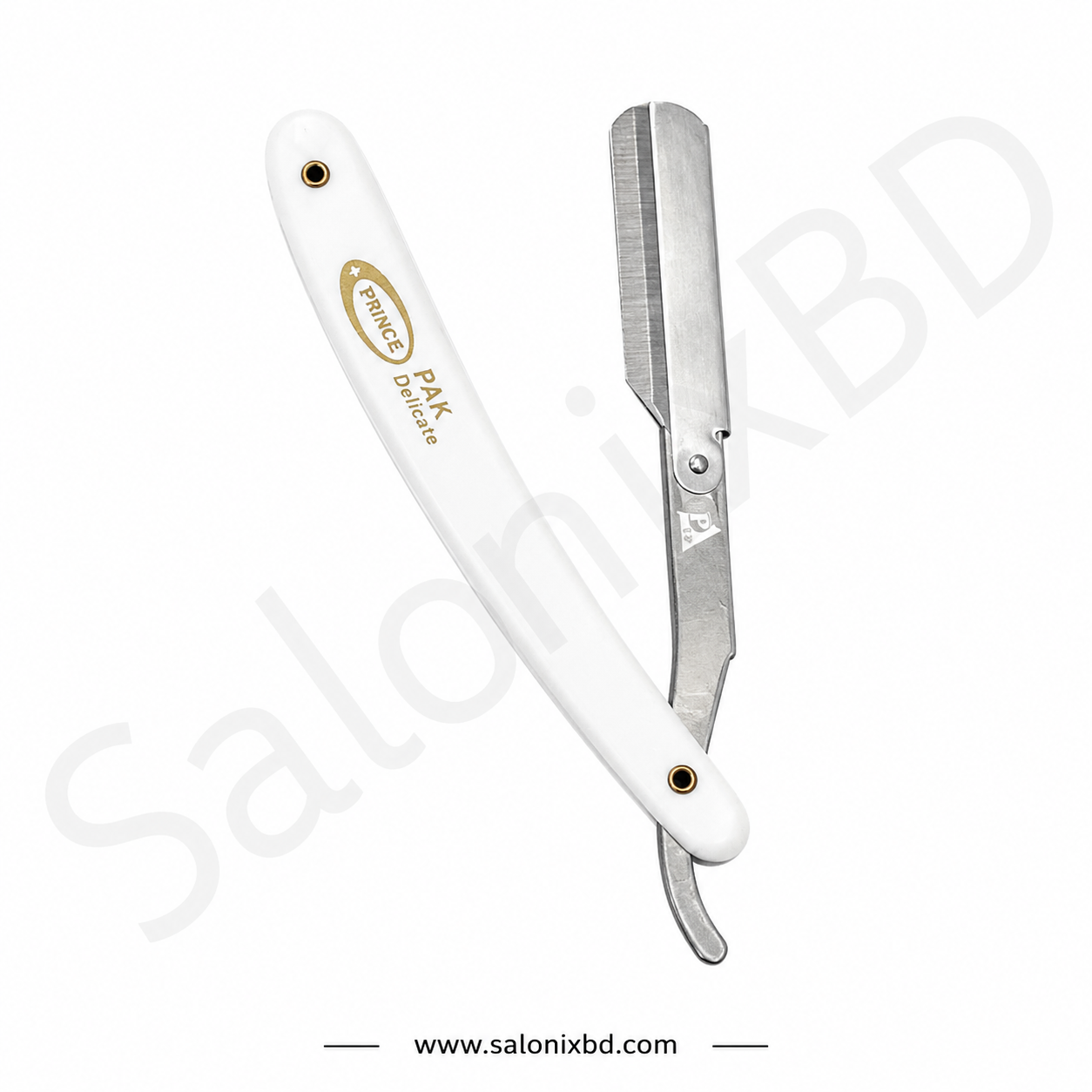 Prince Pak Delicate Straight Razor Holder (White)
