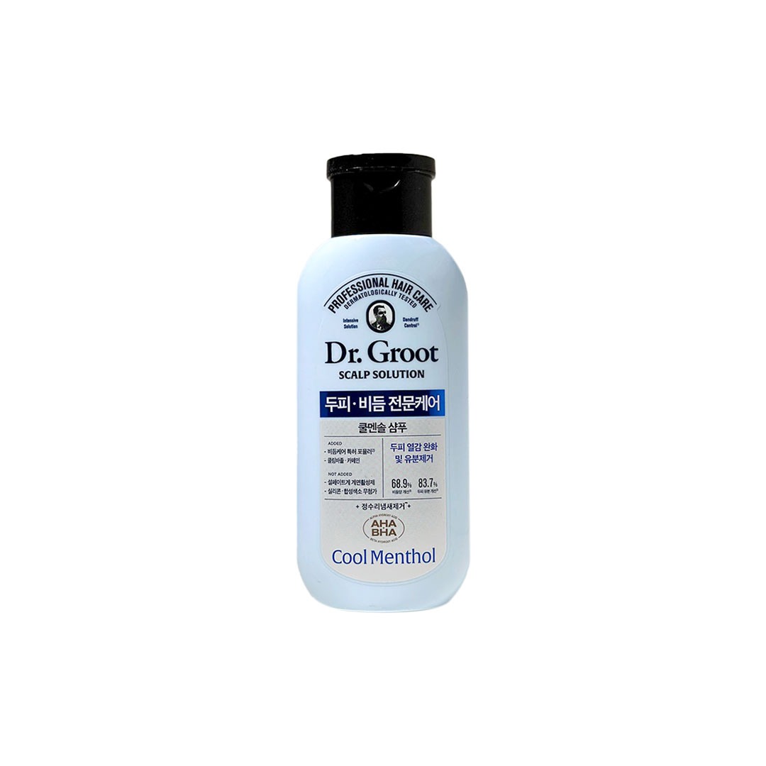 কোরিয়ান Dr.Groot Scalp Solution Cool Menthol Shampoo 180 ml