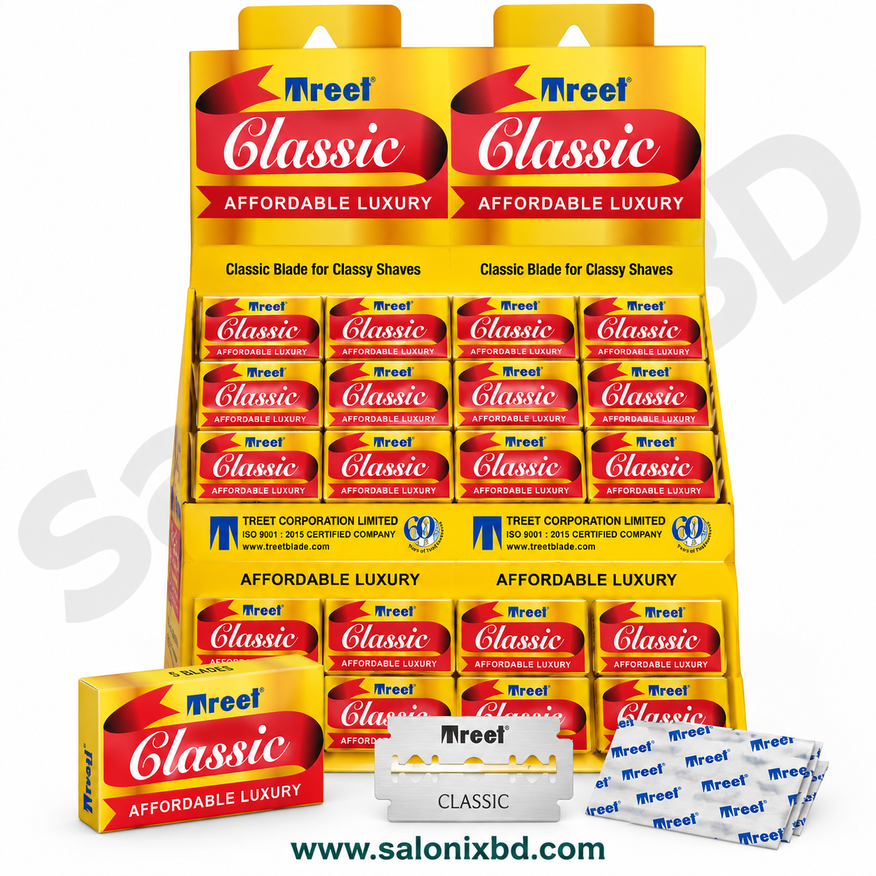 Treet Classic Double Edge Razor Blade অরিজিনাল পাকিস্তানের তৈরি ২০০ পিস বক্স
