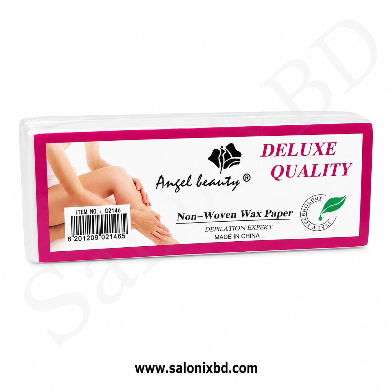 Angel Beauty Deluxe Quality Non-Woven Wax Paper হলো পেশাদার ও ঘরোয়া ব্যবহারের জন্য উপযোগী উচ্চমানের নন-ওভেন ওয়াক্স পেপার