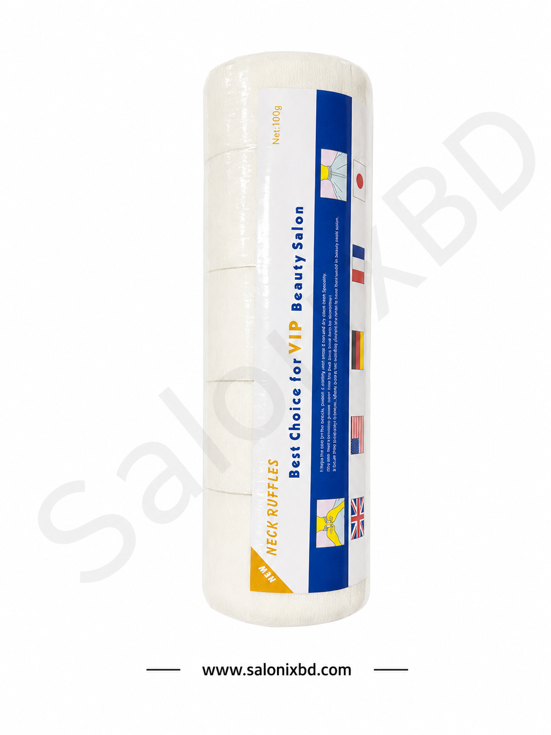 Salon Neck Ruffles Roll (100g) নেক টিস্যু ৫ পিস