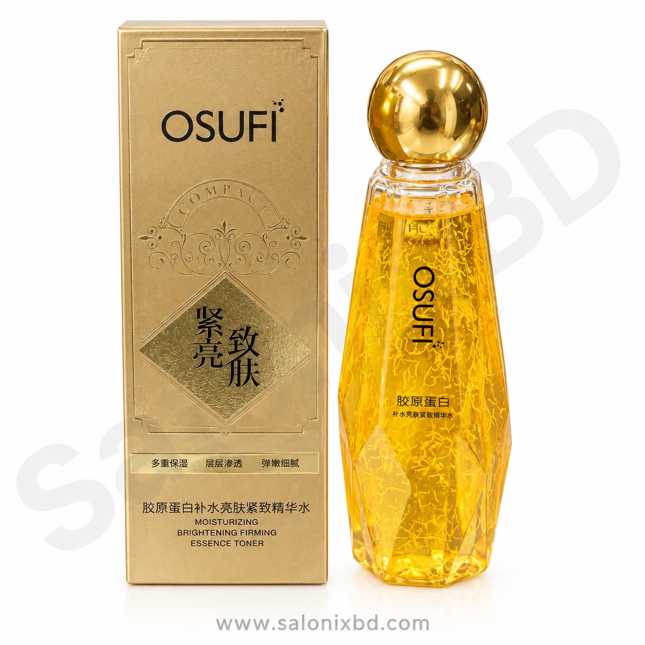 OSUFI Collagen Moisturizing Brightening Firming Essence Toner ফার্মিং কেয়ারে সহায়তা করার জন্য স্কিনকেয়ার টোনার