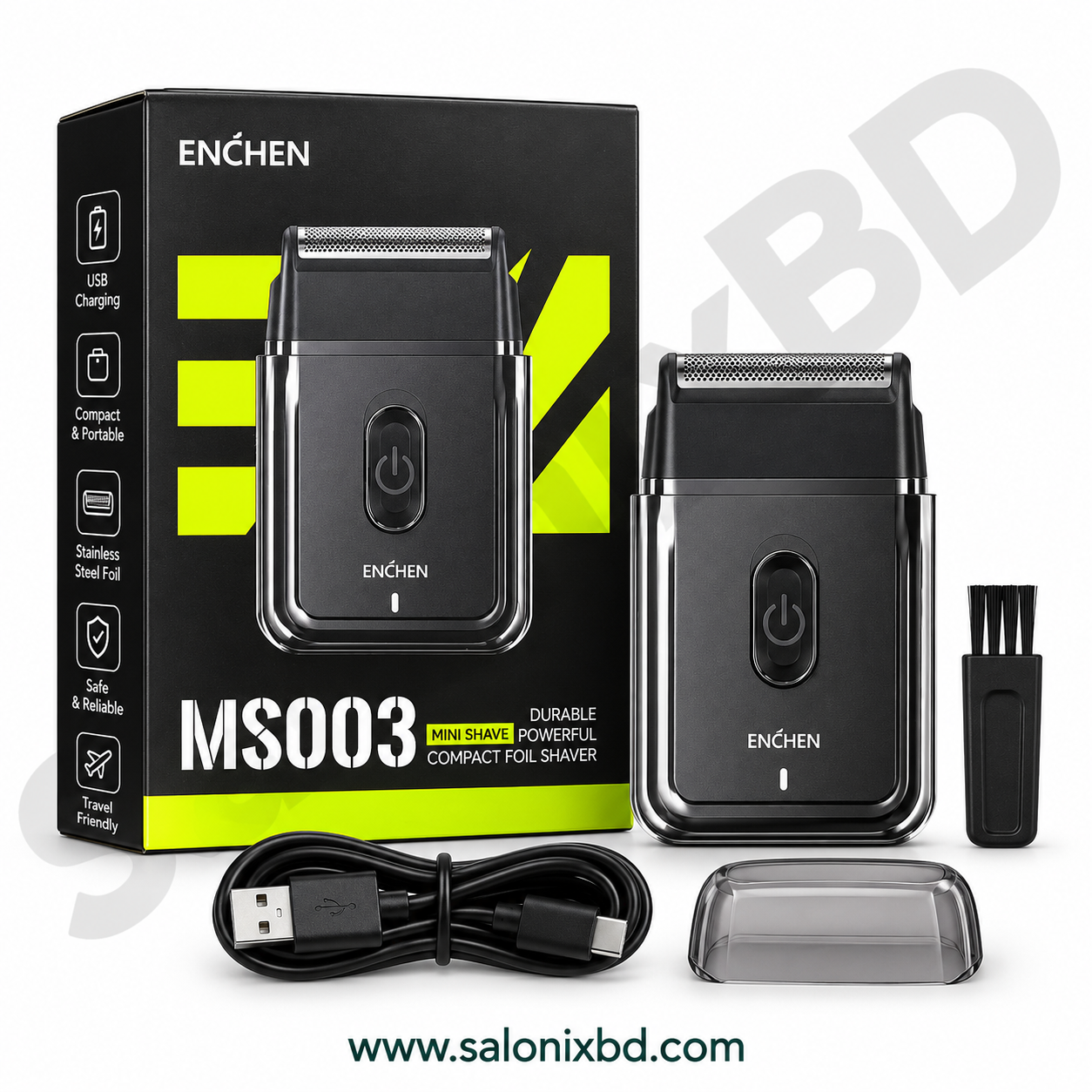 ENCHEN MS003 Mini Electric Foil Shaver একটি compact ও portable electric shave