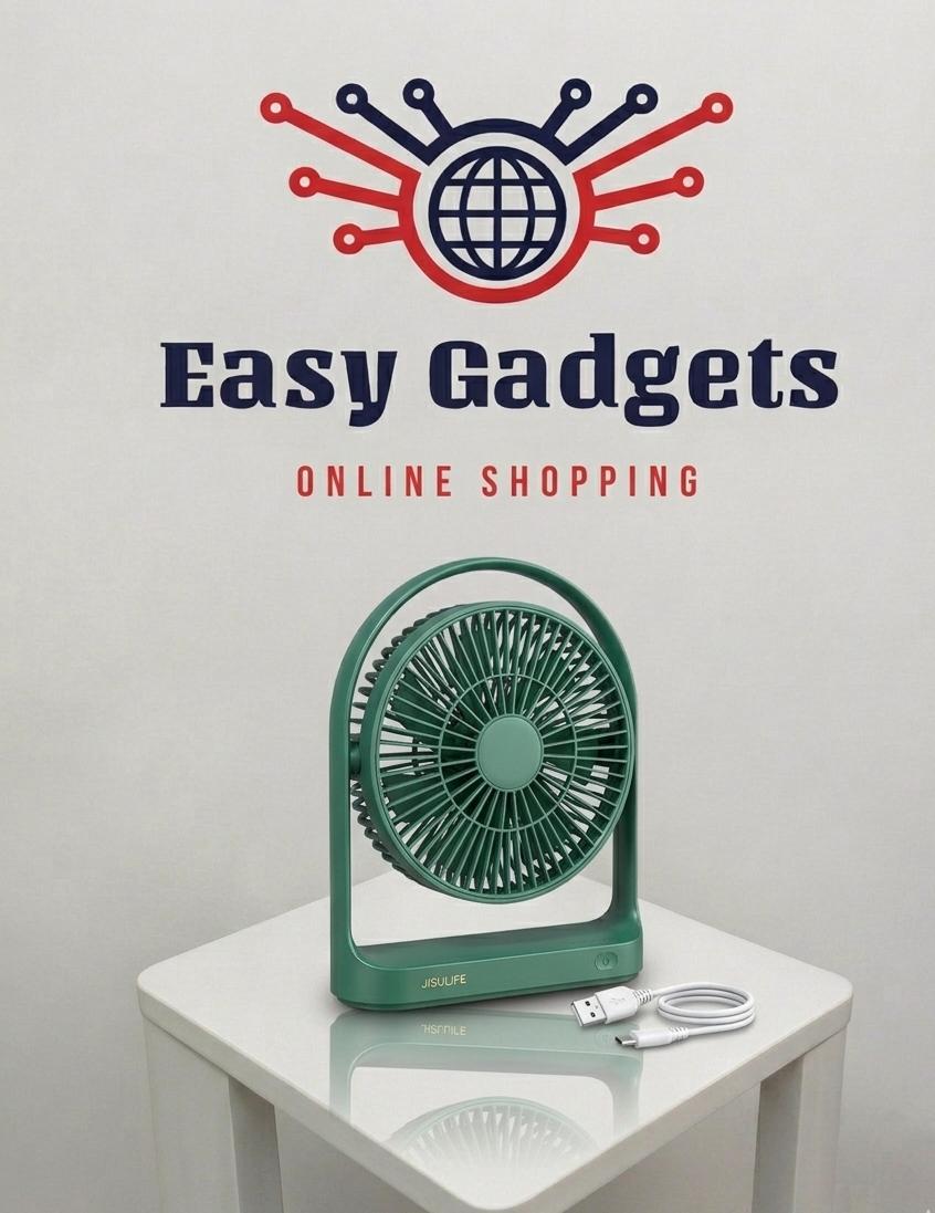JISULIFE FA19 4000mAH USB Portable Rechargeable Fan – 🌀💚 JISULIFE FA19 Portable Rechargeable Fan – 4000mAh (Green)গরমে স্মার্ট কুলিং সলিউশন—ছোট কিন্তু পাওয়ারফুল!✨ Key Features:🔋 Battery: 4000mAh – Long-lasting backup⚡ USB Rechargeable: সহজে যেকোনো জায়গায় চার্জ করা যায়🌪️ Strong Airflow: স্মুথ ও কুলিং পারফরম্যান্স🎒 Portable Design: হাতে নেওয়া ও বহন করা সহজ🌿 Stylish Green Color: প্রিমিয়াম লুক🌞 ট্রাভেল, অফিস, বাইরে বা লোডশেডিং—সব জায়গায় আরামদায়ক বাতাস উপভোগ করুন!