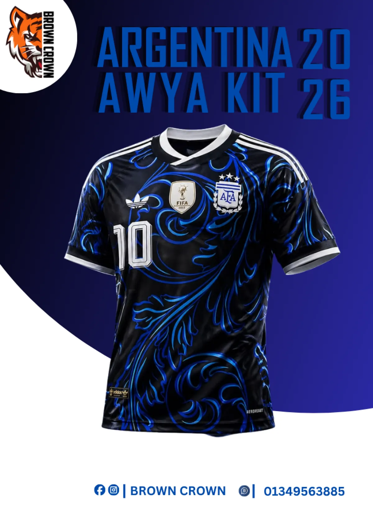 Premium Argentina AWAY Kit 2026