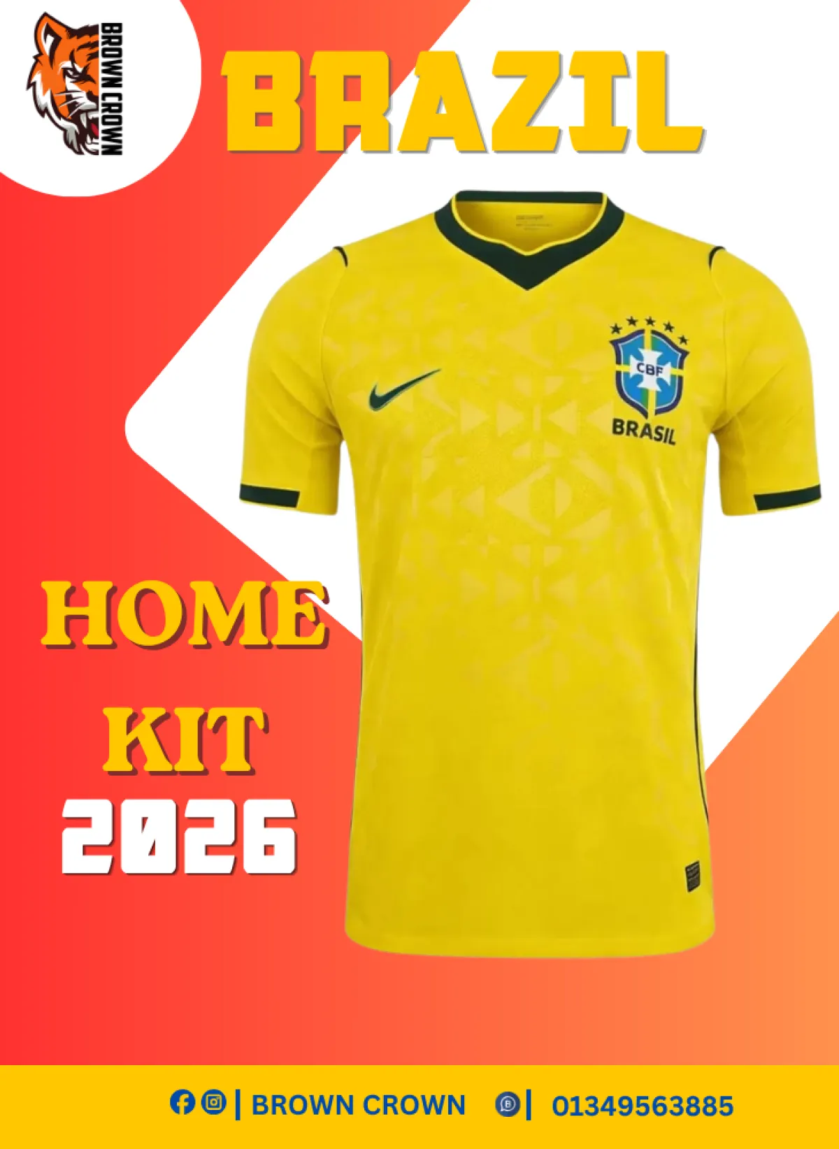 Premium Brazil Home Kit 2026
