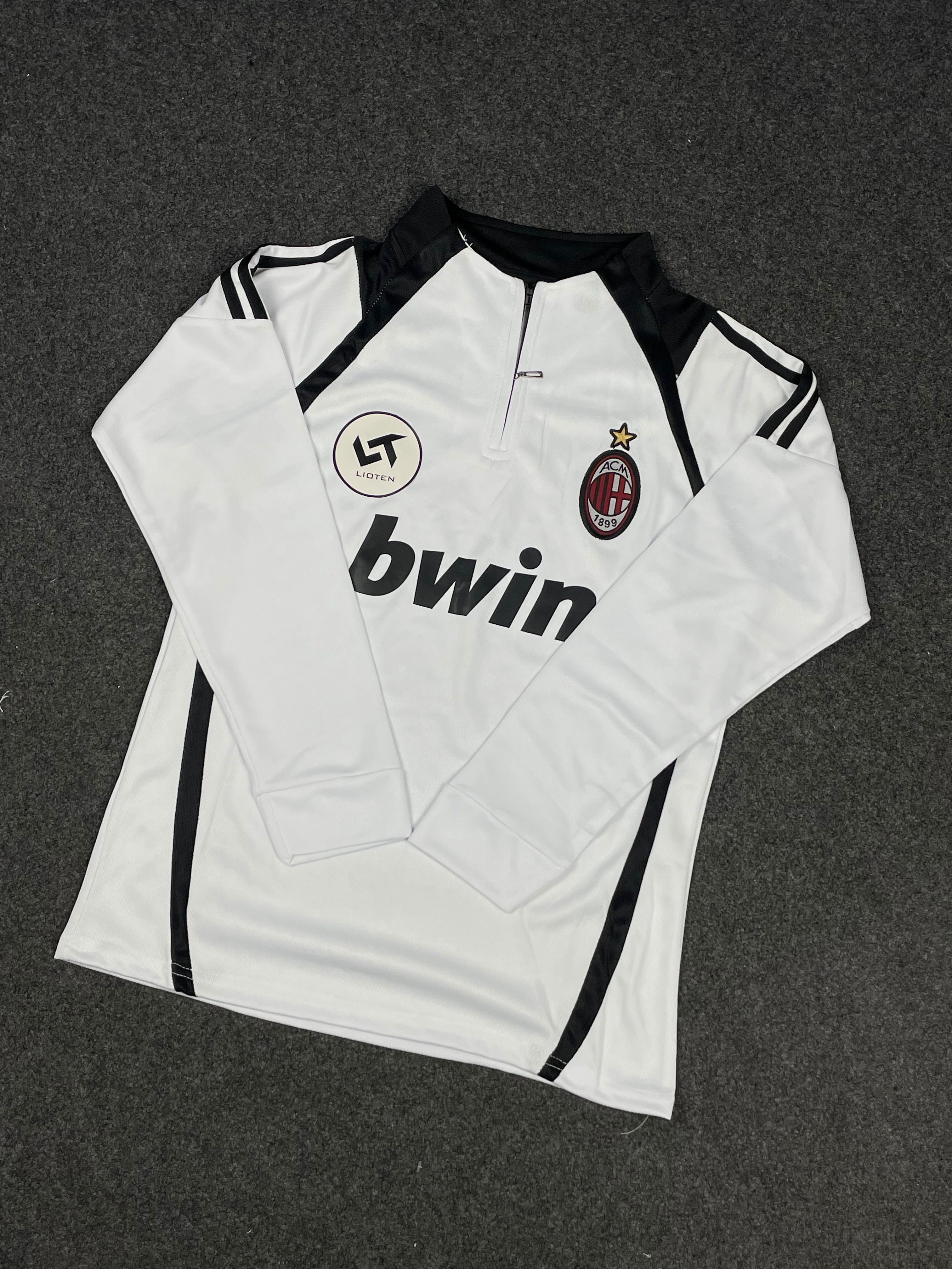Ac Milan White Sweatshirt