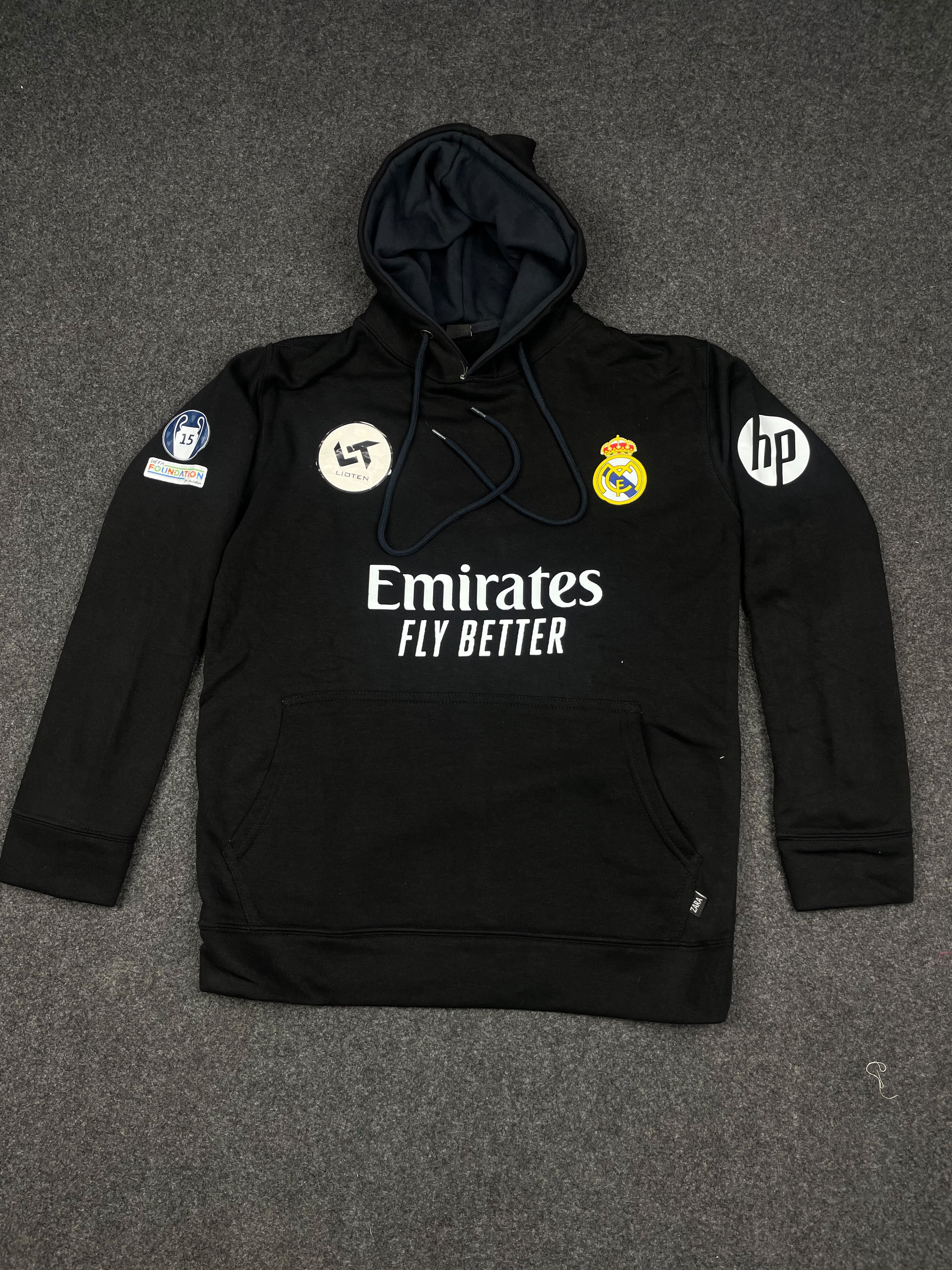 Real Madrid Hoodie Black