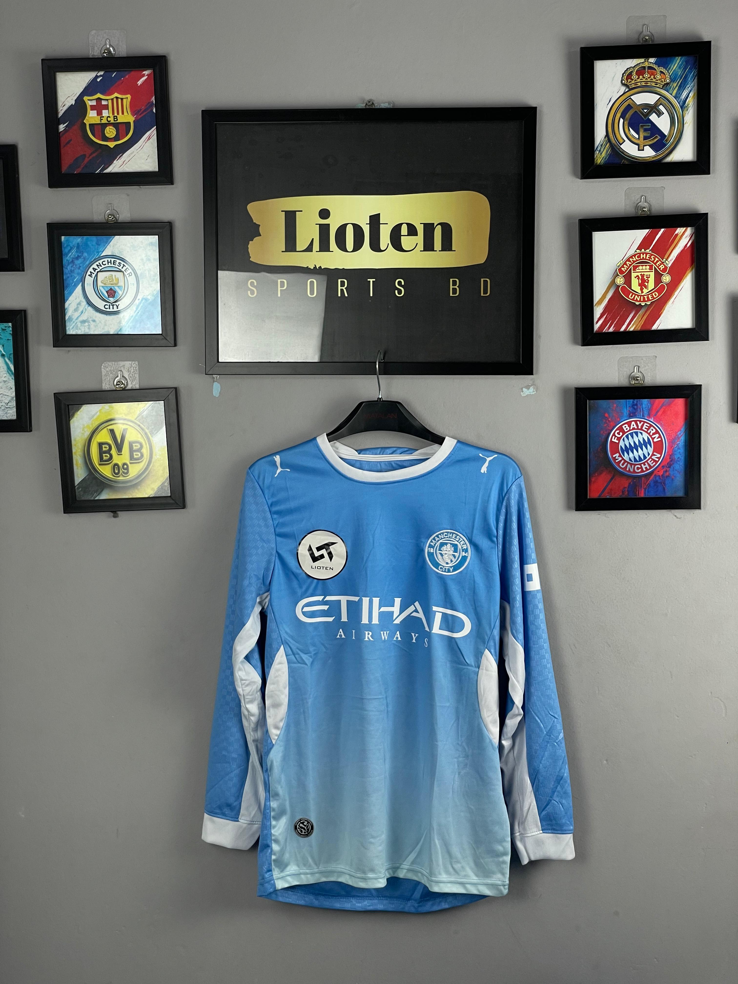 Man City Home Full Sleeve