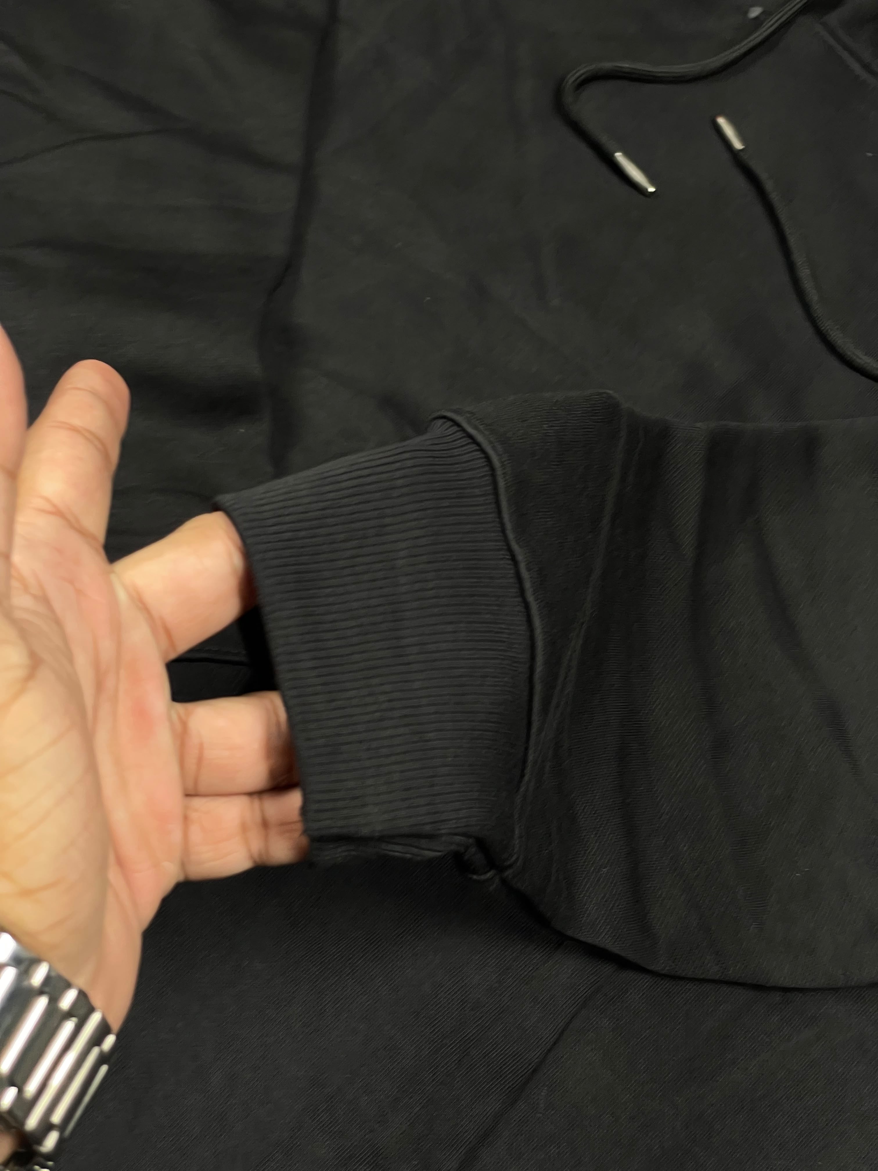 Solid Hoodie Black_img_5